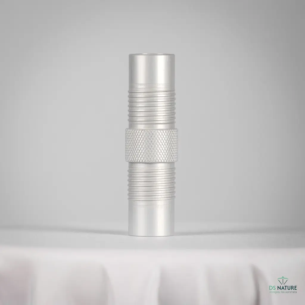 Tube connector for screw-in pole